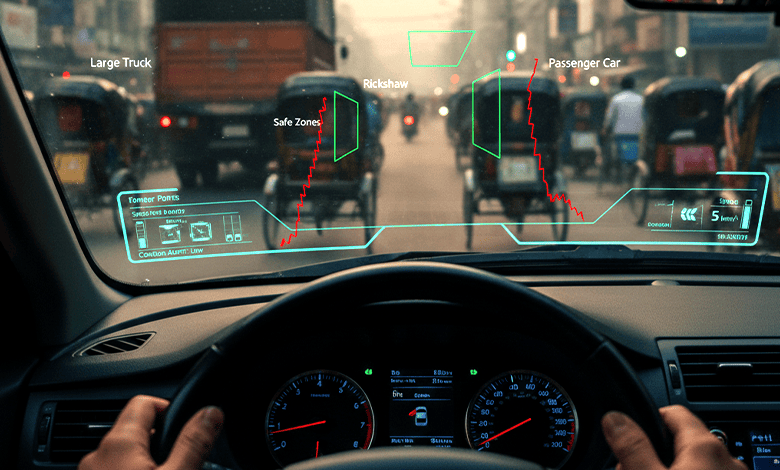 How to Drive Safely Near Buses, Trucks, and Rickshaws feature image
