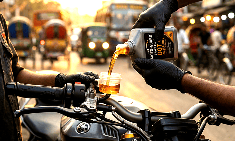 ব্রেক ফ্লুইডের সঠিক মাত্রা ও পরিবর্তনের সময় যেভাবে বজায় রাখবেন feature image